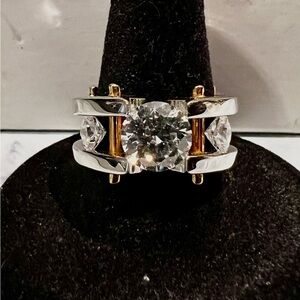 MICHAEL VALITUTTI SIMULATED DIAMON TENSION RING